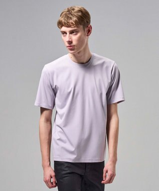 JOSEPH HOMME 【新色追加】ハイゲージベアスムース　クルーネックＴシャツ ライラック系