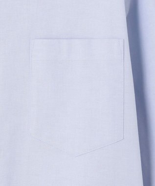 23区 【SLOW/一部店舗限定】コットンオックス シャツワンピース サックスブルー