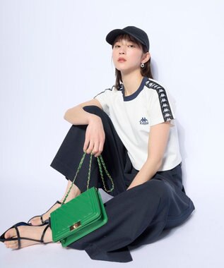 OP／FILA 【Kappa】バンダテープ ラグラン Tシャツ