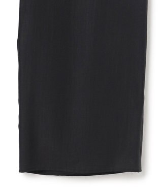 uncrave リヨセルシルクローン ギャザーパンツ ブラック