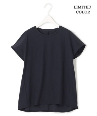 ICB 【接触冷感・UVカット・速乾・洗える】マットスキューバ 半袖プルオーバー ネイビー系［WEB限定］