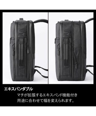 ACE BAGS & LUGGAGE ace. ガジェタブル ヘザー2 ビジネスリュック 2気室 19L 68294 エース ブラック