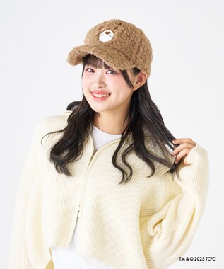 MOONBAT Care Bears(ケアベア) ボアキャップ 帽子 手洗い可能 サイズ調整可能 モカブラウン