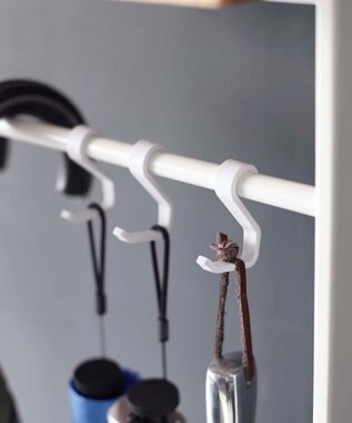 tower 天板付き引っ掛け傘立て タワー  ホワイト ホワイト