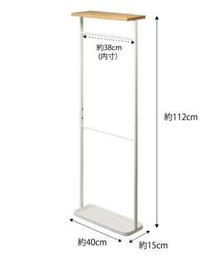 tower 天板付き引っ掛け傘立て タワー  ホワイト ホワイト