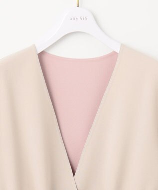 ANY SIS 【2WAY・リバーシブル】スプリングショートリバー コート ベージュ