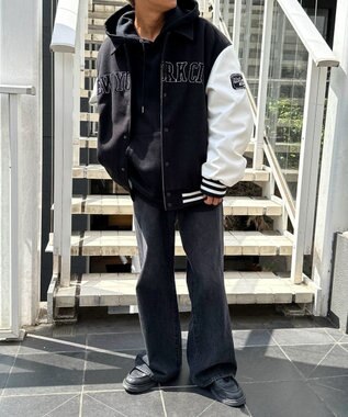 WEGO メルトンワッペンスタジャン ブラック