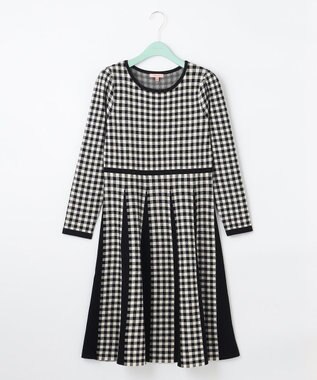 TOCCA 【洗える！】BOAD GAME ニットドレス ブラック系