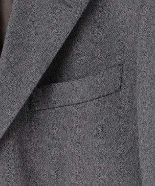 GOTAIRIKU 【MTRピュアカシミヤ】シングルブレストチェスターフィールドコート グレー系