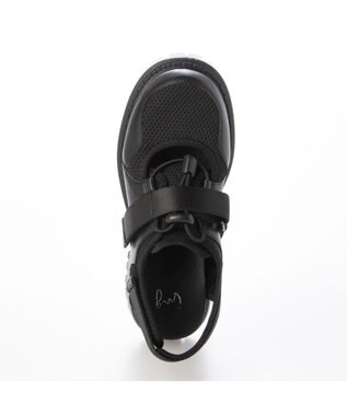 ing <ing>厚底スニーカーサンダル ブラック