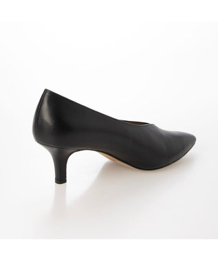 MODE ET JACOMO <carino>カバードポインテッドトゥパンプス ブラック