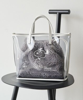 russet 【PEANUTS×russetコラボ第三弾】クリアトート×巾着セットバッグ(CE-1592)