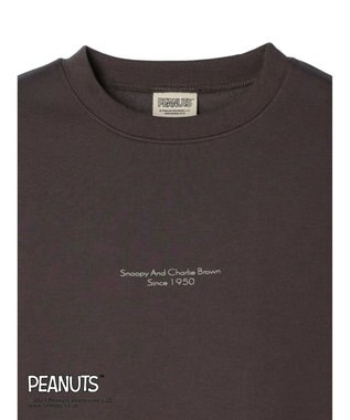 CRAFT STANDARD BOUTIQUE ＰＥＡＮＵＴＳ裏起毛スウェットクルー Charcoal Gray