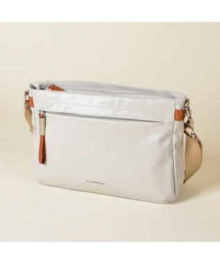 LA BAGAGERIE コーティングキャンバス ショルダーバッグ
