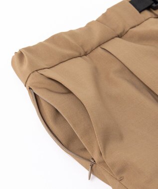 UNFILO MENS ウールライク テーパードパンツ ブラウン