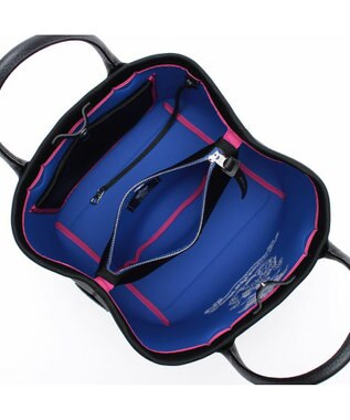 A.D.M.J. 【魔法の様に軽い】NEWマジックライトステッチ刺しゅうトートM ネグロ