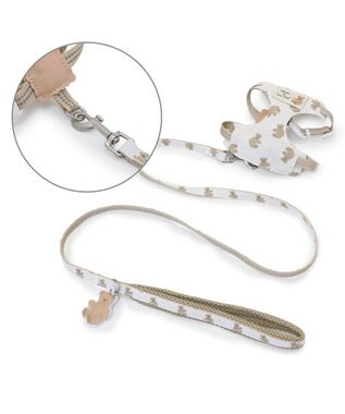 PET PARADISE ペットパラダイス くまちゃん スリム ハーネス＆リード 中型犬 SM くまちゃん柄