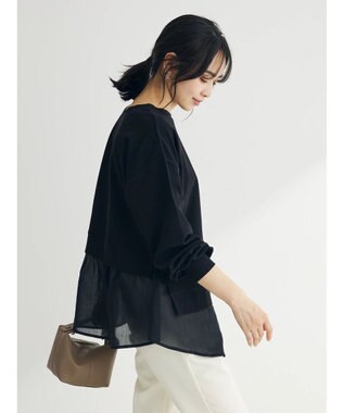 Green Parks 前後２ｗａｙシアードッキングチュニック Black