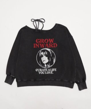 WEGO 【25年秋冬新作】2WAYグラフィックワンショルBIGスウェット 柄4