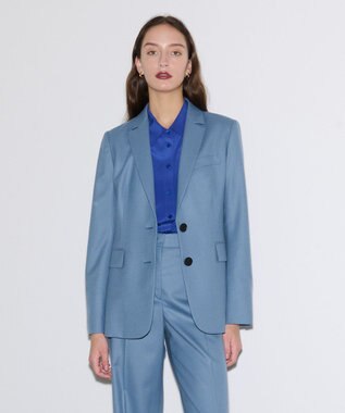 JOSEPH 【洗える】ニューシーディーシー　シャツブラウス Lapis