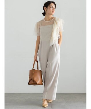 Te chichi 【セレモニーアイテム】チュールフリルレイヤードボレロ オフホワイト