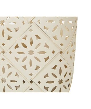 genten サスカットバスケット手提げバッグ＜LL＞ シロ