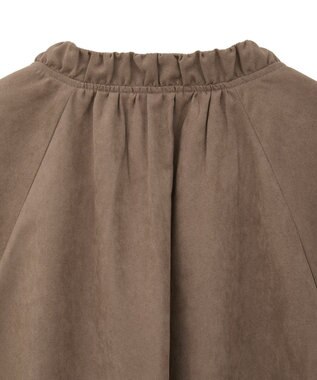 Green Parks スウェードライクギャザーブルゾン Light Brown