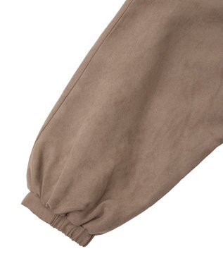 Green Parks スウェードライクギャザーブルゾン Light Brown