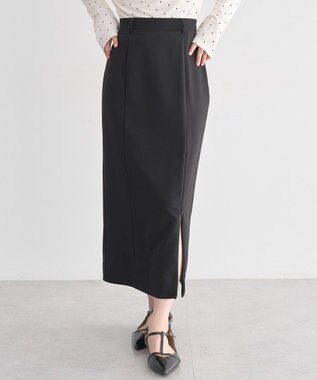 earth music&ecology ジップスリットＩラインスカート