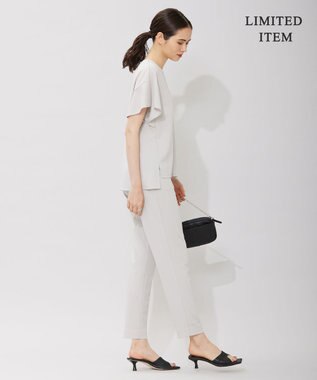 ICB 【WEB限定・洗える】ストレッチアムンゼン セミワイドパンツ トープ系