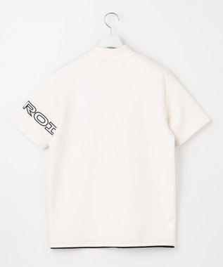 23区GOLF 【MEN】【UVカット・吸水速乾】グラフィック モックネックシャツ ホワイト系