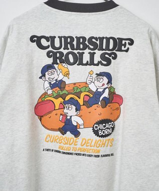 WEGO ボーイズグラフィックリンガーBIGT（S） ライトグレー