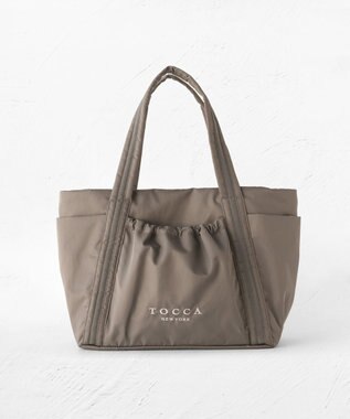 TOCCA 【WEB＆一部店舗限定】【A4サイズ対応・撥水・サスティナブル素材】SOSTA POCKETTOTE トートバッグ グレージュ系