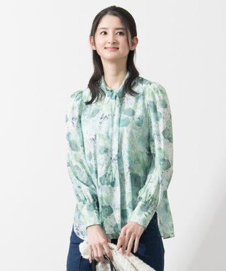 ONWARD Reuse Park 【組曲】ブラウス春夏 グリーン