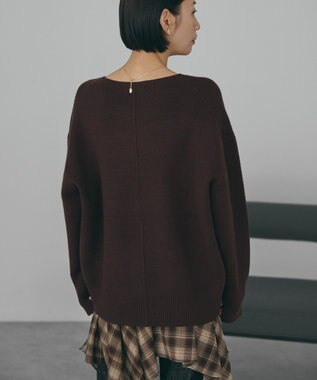 AMERICAN HOLIC バイパチ前振りニットプルオーバー Brown