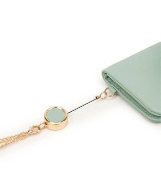 LANVIN en Bleu ペアル 2面パスケース グリーン