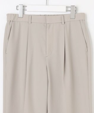 自由区 【洗える・XSサイズあり】ライト2WAYストレッチテーパード パンツ グレー系