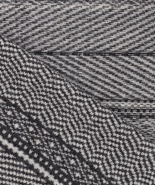 JOSEPH ABBOUD 【ストレッチ/スウェードタッチ/JAPANファブリック】ジャガード柄 プルオーバー ニット ライトグレー系3