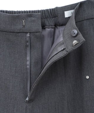 Green Parks ビジューテーパードパンツ Gray