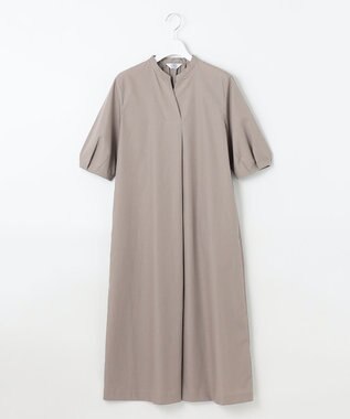 J.PRESS LADIES L 【洗える】ソフトシャンブレー ワンピース モカ系