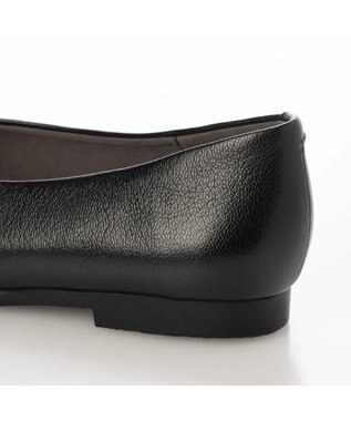 ing <ing>【WEB限定】スクエアトゥフラットシューズ ブラック