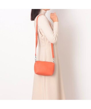 UNBILLION カシュカシュ cachecache / ポーチショルダー付き2wayホーボーバッグ オレンジ