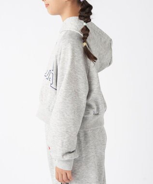 OP／FILA 【FILA】ショート丈スウェット/キッズ 杢グレー