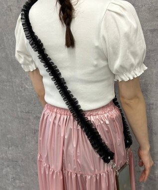 WEGO フリルストラップ ブラック