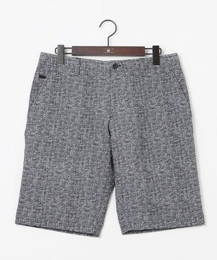 JOSEPH ABBOUD 【イージーケア】ウエストも伸びる！ライトウェーブ ハーフパンツ グレー系