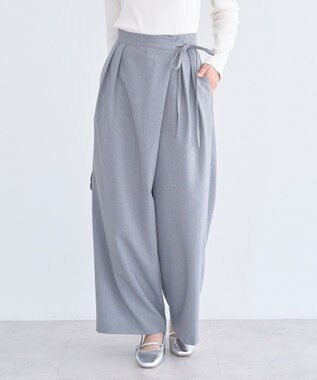 earth music&ecology ラップパンツ Gray