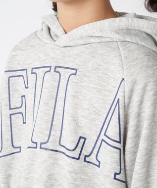 OP／FILA 【FILA】ショート丈スウェット/キッズ 杢グレー