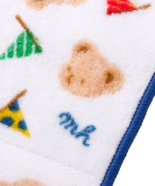 MIKI HOUSE HOT BISCUITS 【ミキハウス】 ミキハウスベア ミニタオル 紺