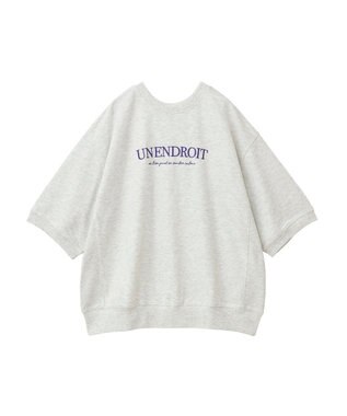 Green Parks ７分袖ロゴミニ裏毛トレＴＥＥ Gray Mixture