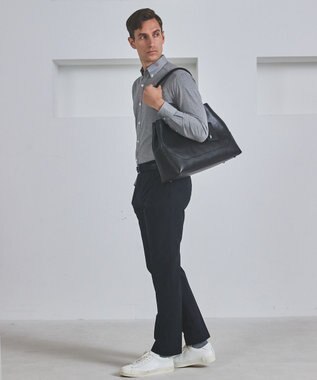 GOTAIRIKU 別注/日本製【PELLE MORBIDA×GOTAIRIKU】レザー トートバッグ ブラック系